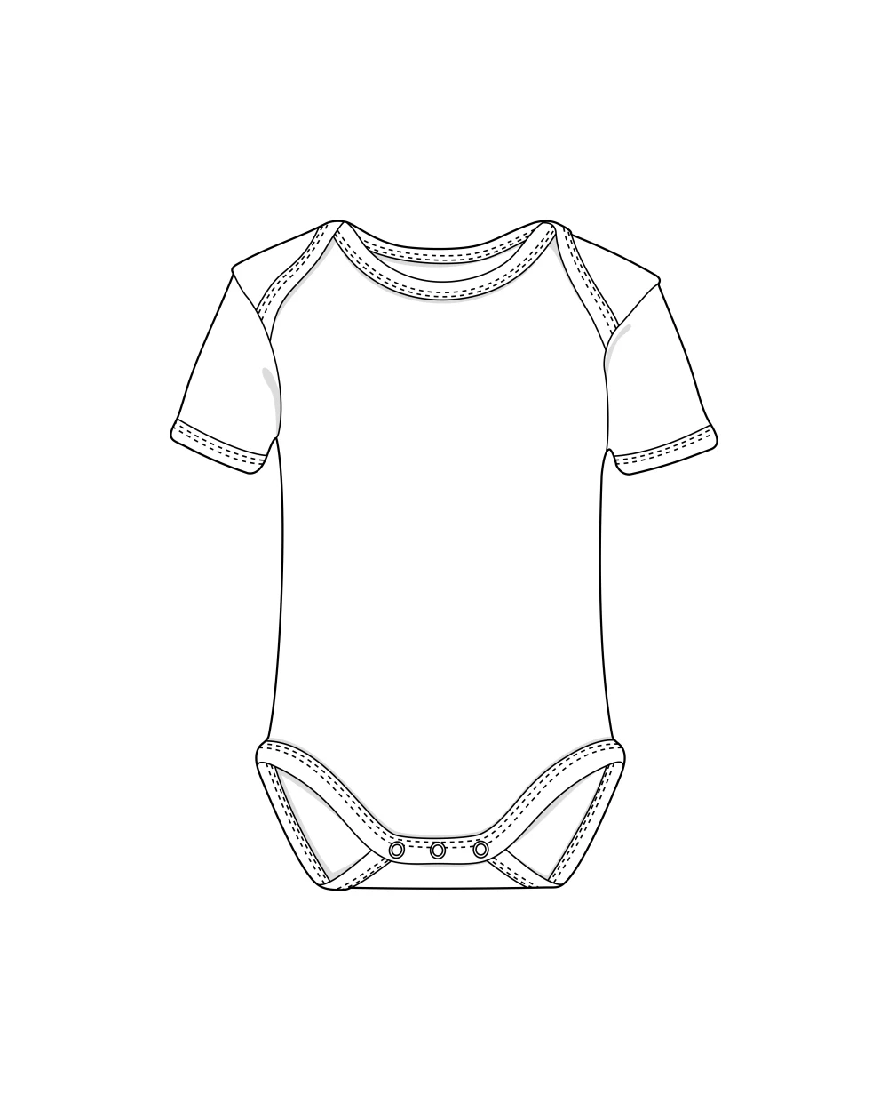 LINK SUBLIME Short Sleeve Baby Bodysuit Polyester Baby Artikeln personalisierbar