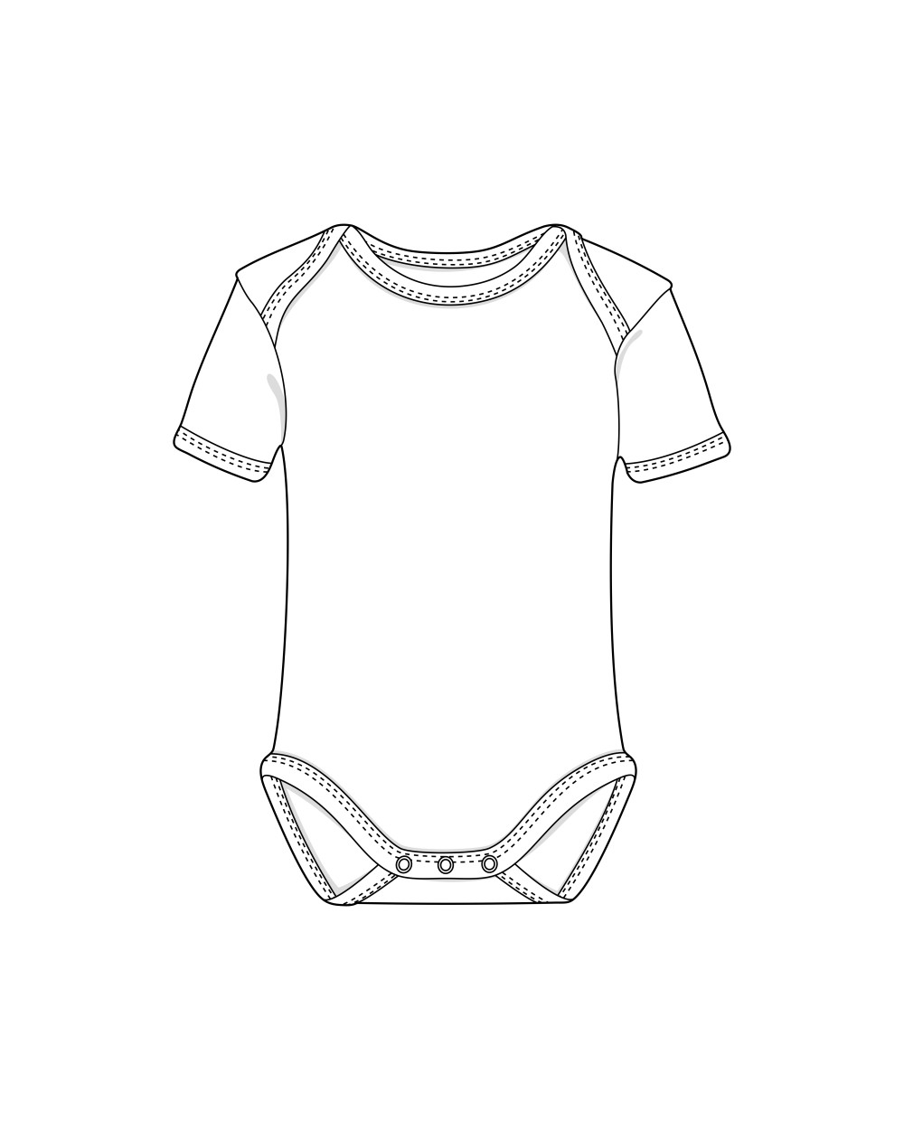 LINK SUBLIME Short Sleeve Baby Bodysuit Polyester Baby Artikeln personalisierbar