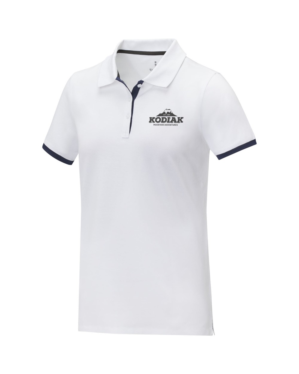 Polos personnalisable ELEVATE Polo Morgan à manches courtes deux tons femme