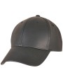 Casquettes personnalisable FLEXFIT Synthetic Leather Alpha Shape Dad Cap