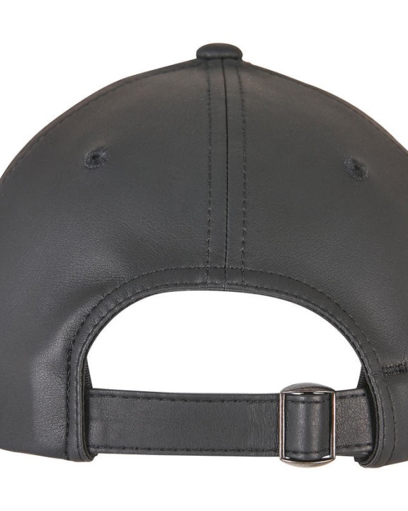 Casquettes personnalisable FLEXFIT Synthetic Leather Alpha Shape Dad Cap