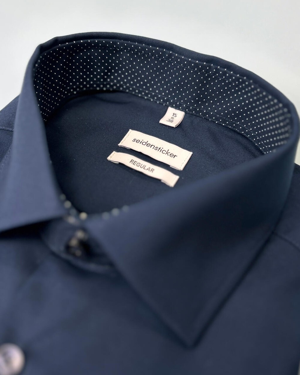 Hemden SEIDENSTICKER Contrast Patch Regular Fit 1/1 Business Kent voor bedrukking &amp; borduring