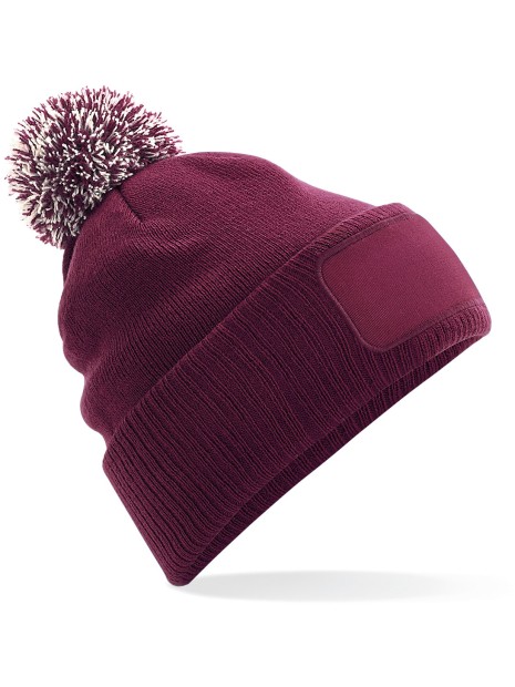 BEECHFIELD Bonnet à pompon patch Snowstar® /api/colors/86884248-8fc2-4435-ba37-5934425d7d3c personnalisable