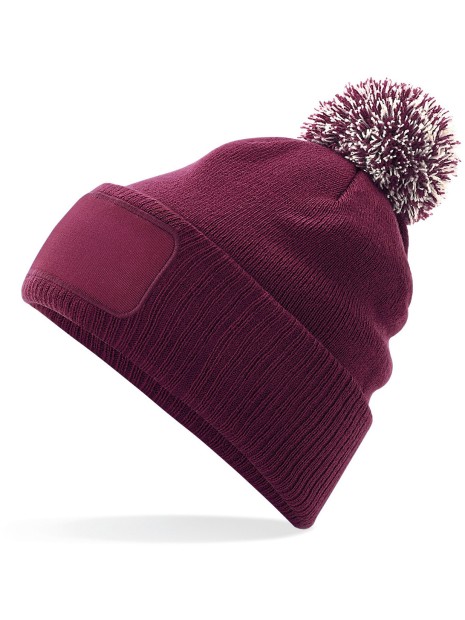 BEECHFIELD Bonnet à pompon patch Snowstar® /api/colors/86884248-8fc2-4435-ba37-5934425d7d3c personnalisable
