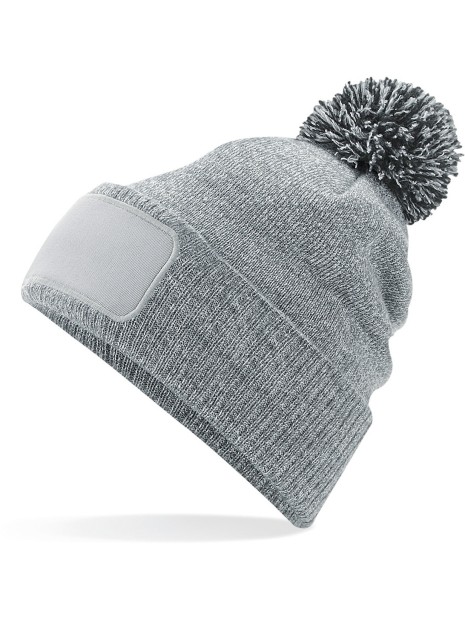 BEECHFIELD Bonnet à pompon patch Snowstar® /api/colors/0172ec87-1686-4394-bf18-37af9972556c personnalisable