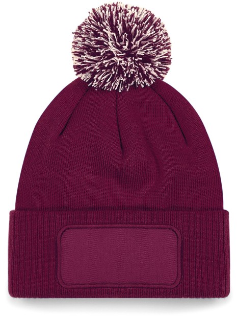 BEECHFIELD Bonnet à pompon patch Snowstar® /api/colors/86884248-8fc2-4435-ba37-5934425d7d3c personnalisable