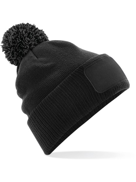 BEECHFIELD Bonnet à pompon patch Snowstar® /api/colors/3ce3fa6d-b364-4665-b398-1709422d202c personnalisable