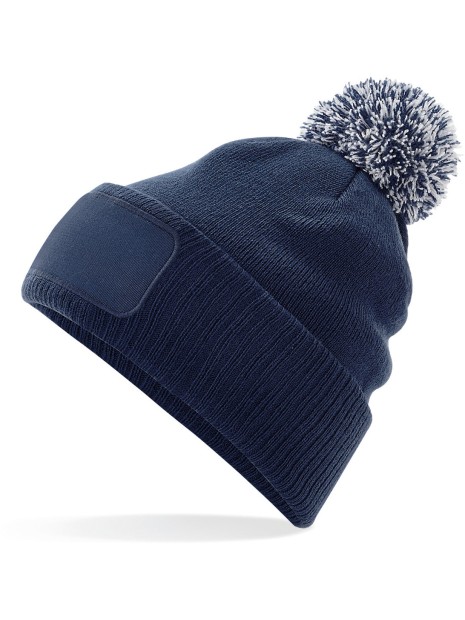 BEECHFIELD Bonnet à pompon patch Snowstar® /api/colors/f5f0b7aa-ba1a-43da-9085-44329adb2ada personnalisable