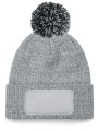 BEECHFIELD Bonnet à pompon patch Snowstar® /api/colors/0172ec87-1686-4394-bf18-37af9972556c personnalisable