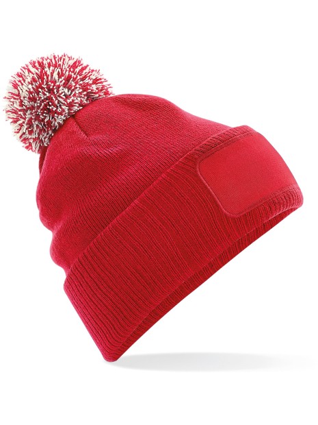 BEECHFIELD Bonnet à pompon patch Snowstar® /api/colors/3acf150e-da8e-46d8-a419-7de9f8e35877 personnalisable