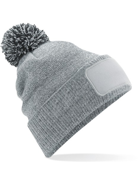 BEECHFIELD Bonnet à pompon patch Snowstar® /api/colors/0172ec87-1686-4394-bf18-37af9972556c personnalisable
