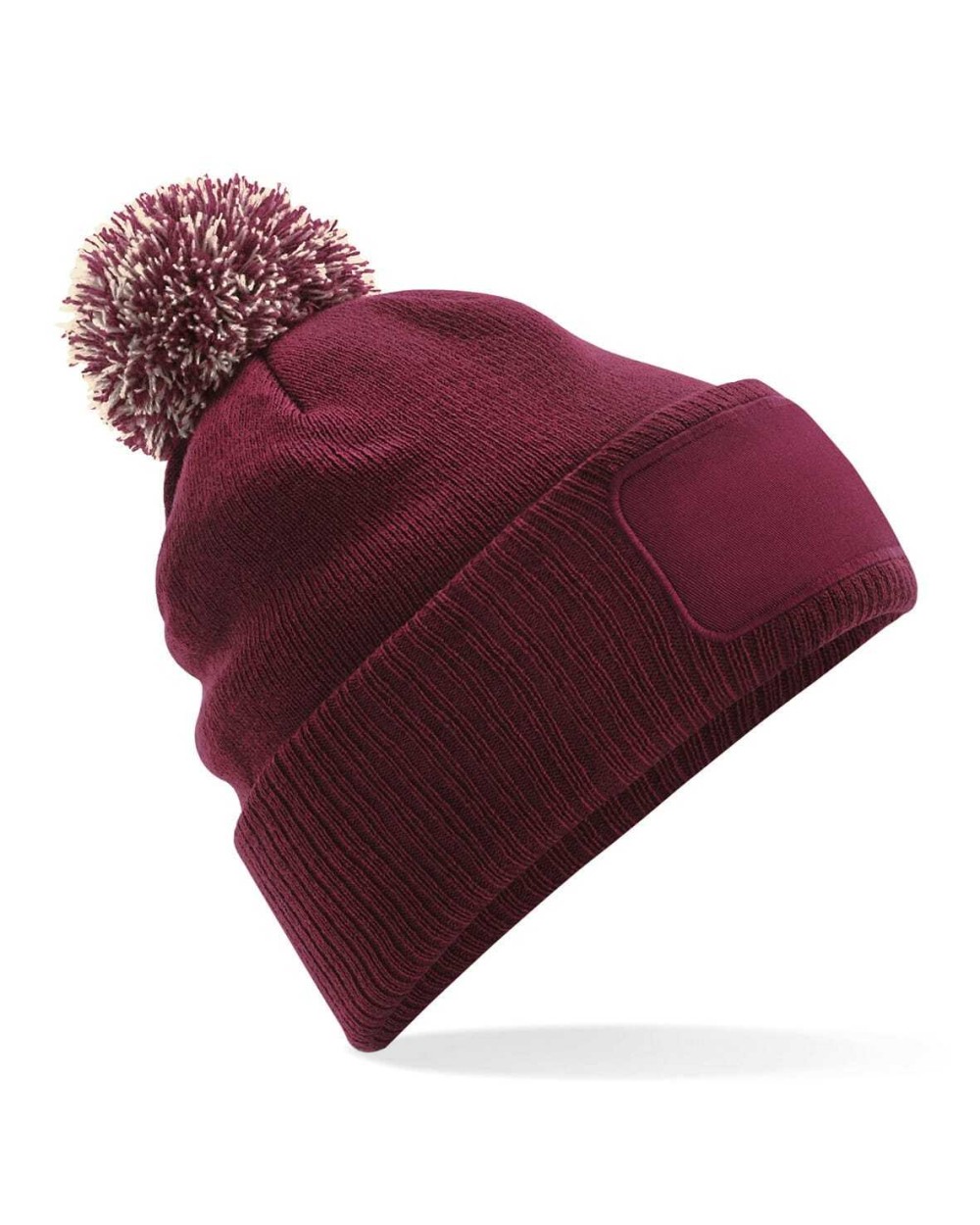 Bonnets personnalisable BEECHFIELD Bonnet à pompon patch Snowstar®