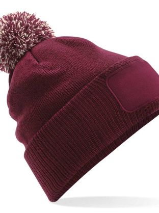 Bonnet à pompon patch Snowstar®