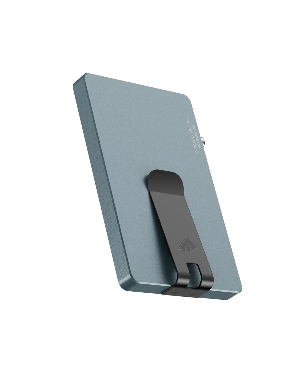 Tassen & Zakken VALENTA 587518 Valenta Cardprotector Aluminium Magsafe with money clip voor bedrukking &amp; borduring