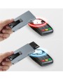 Tassen & Zakken VALENTA 587518 Valenta Cardprotector Aluminium Magsafe with money clip voor bedrukking &amp; borduring