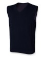 HENBURY Men´s Sleeveless V-Neck Jumper Pullovers personalisierbar