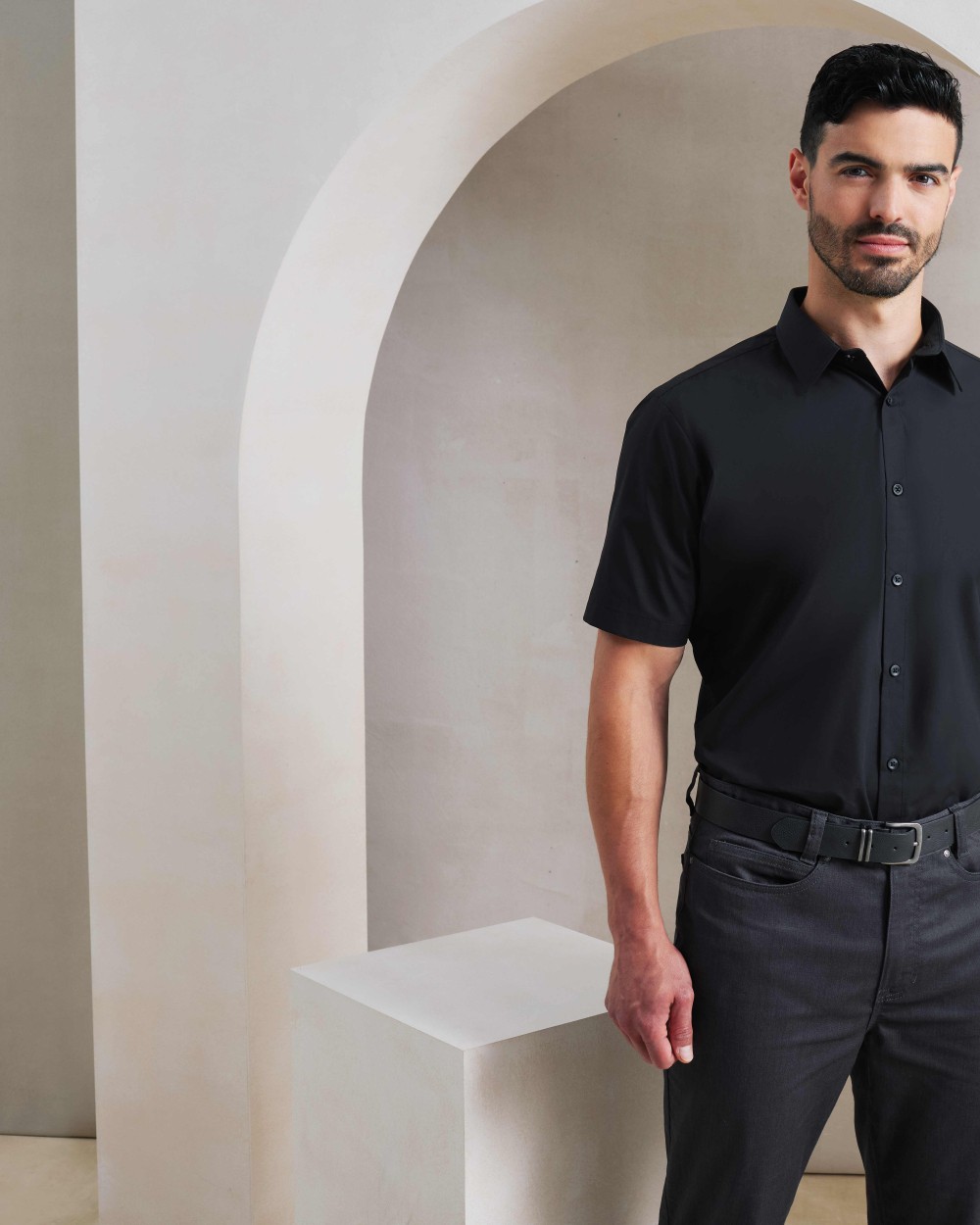 Chemises personnalisable PREMIER Chemise à manches courtes en popeline Supreme Homme