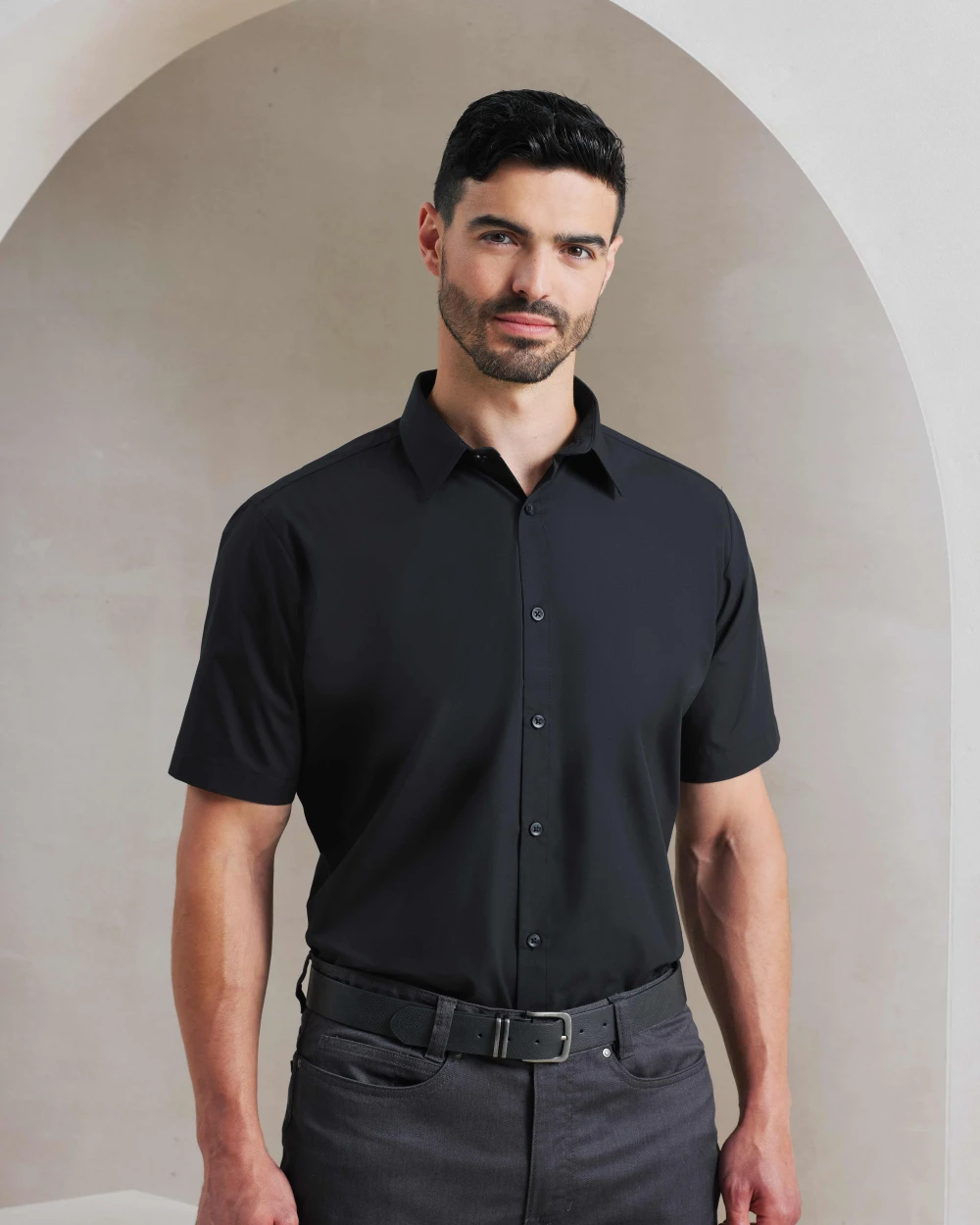 Chemises personnalisable PREMIER Chemise à manches courtes en popeline Supreme Homme