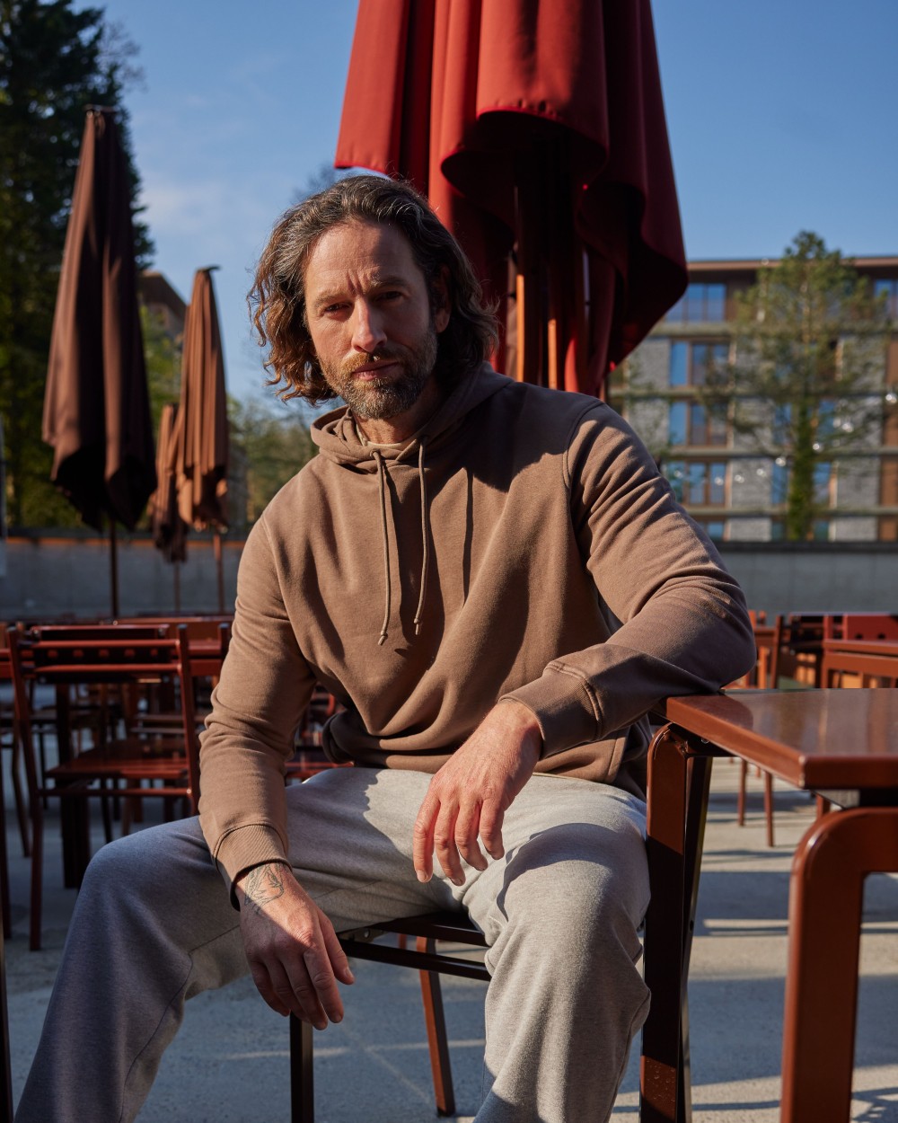 Sweaters & hoodies B&C INSPIRE HOODED voor bedrukking &amp; borduring