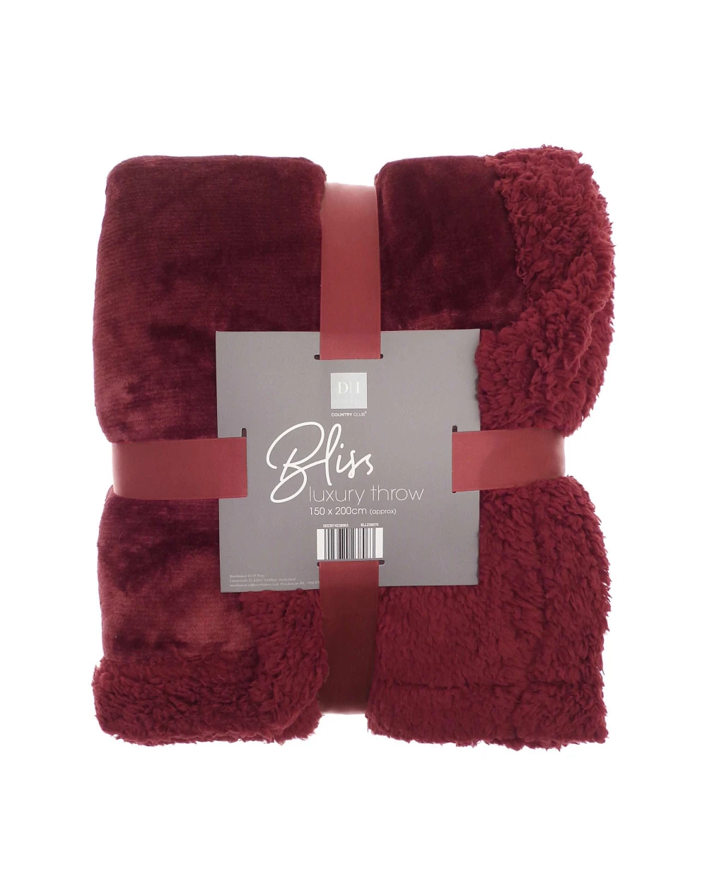 Fleecedekens RIBBON Sherpa winter throw voor bedrukking &amp; borduring