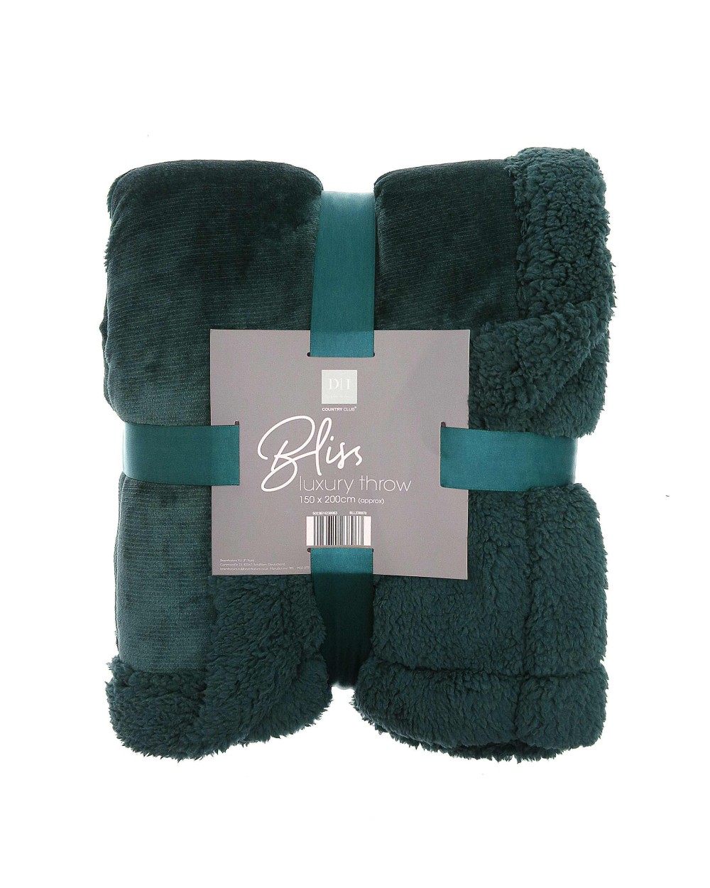 RIBBON Sherpa winter throw Plaids personalisierbar