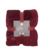RIBBON Sherpa winter throw Plaids personalisierbar