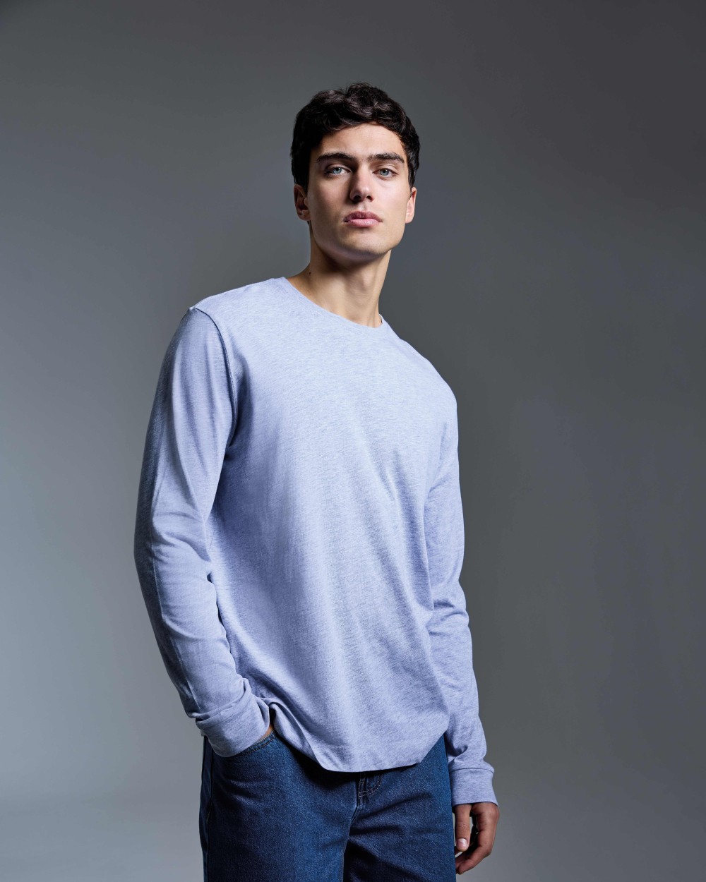 T-shirts ANTHEM Men's long sleeve Anthem t-shirt voor bedrukking &amp; borduring