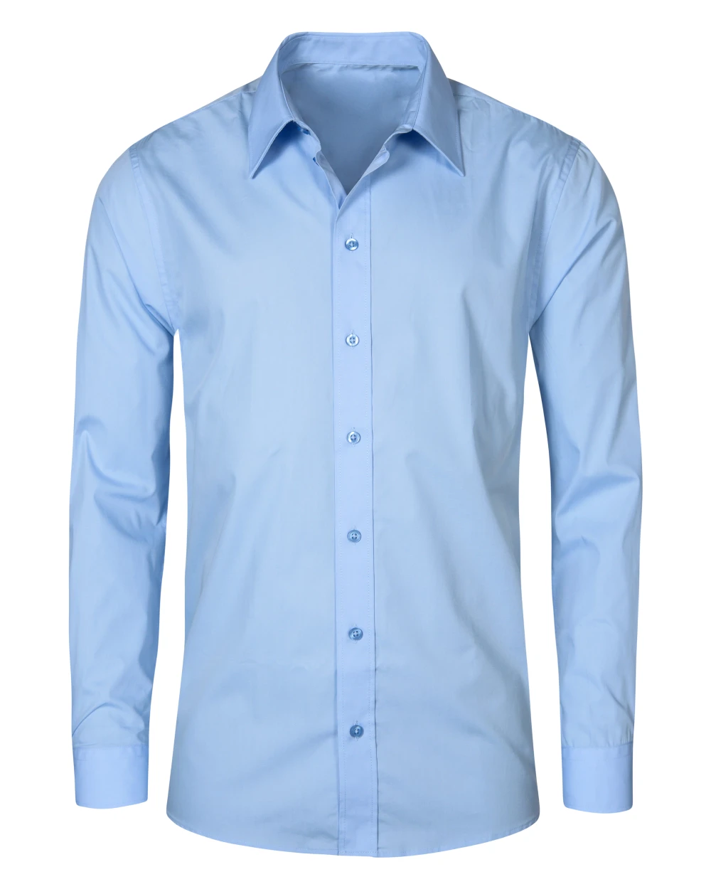 Chemises personnalisable PROMODORO Men`s Poplin Shirt Long Sleeve