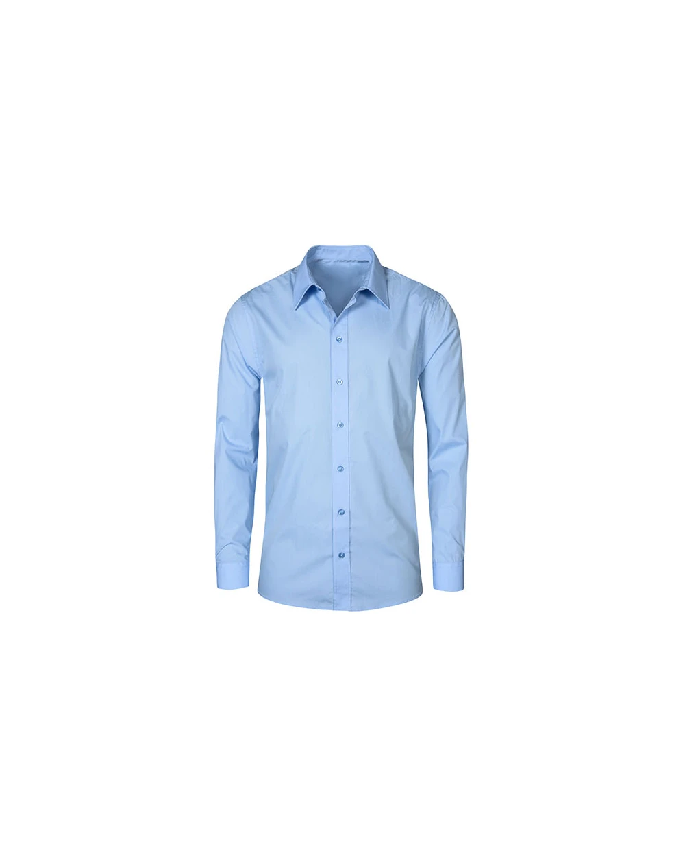 Chemises personnalisable PROMODORO Men`s Poplin Shirt Long Sleeve