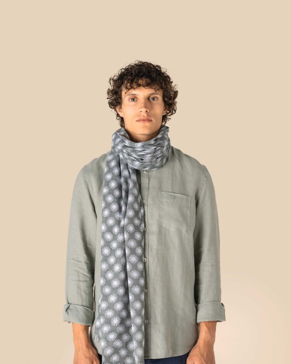Écharpes personnalisable SPASSO Chèche à motifs unisexe