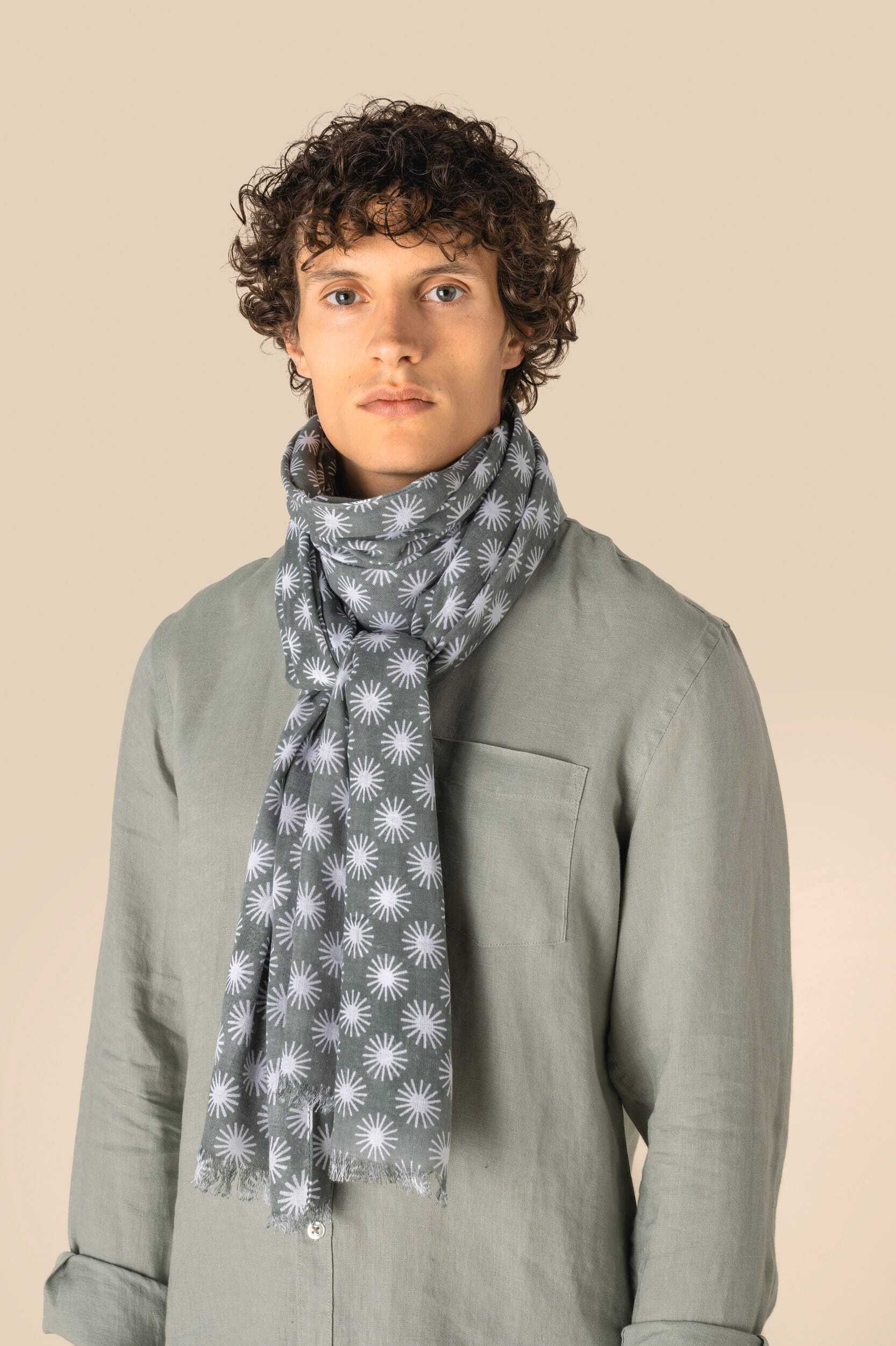 Écharpes personnalisable SPASSO Chèche à motifs unisexe