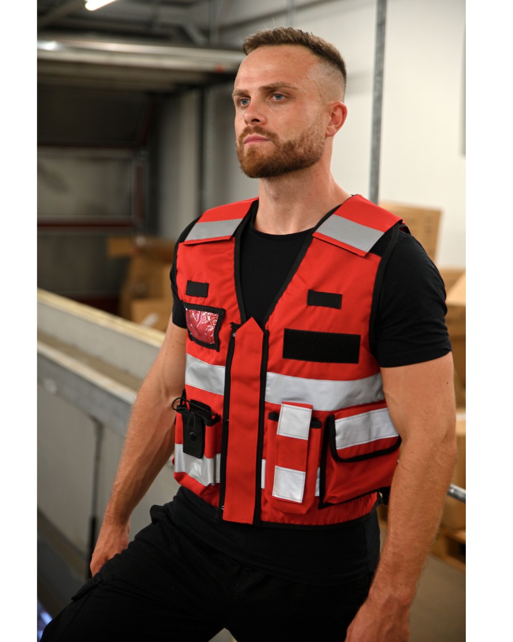 Gilets de sécurité personnalisable KORNTEX TACTICAL AND FUNCTIONNAL VEST "BONN"