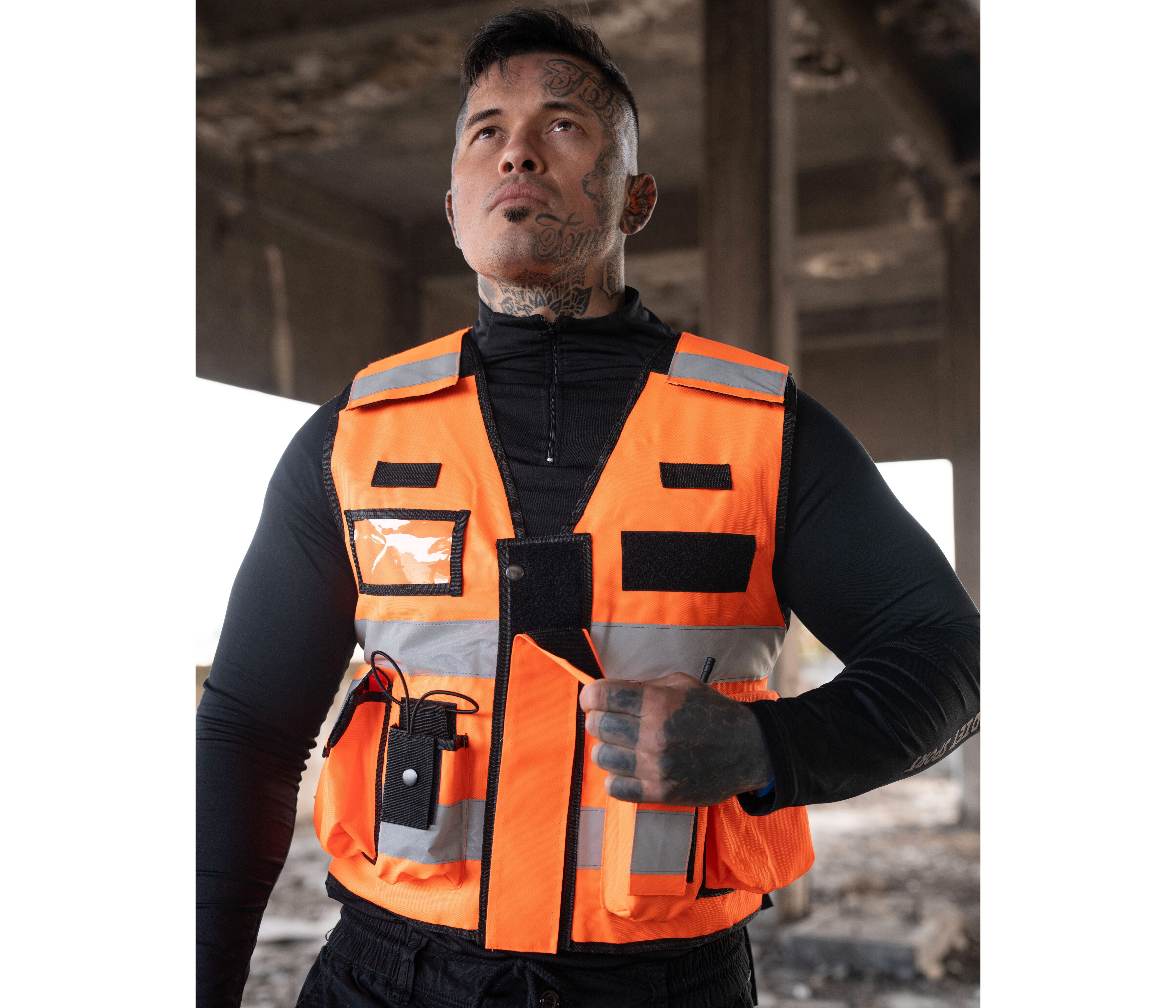 Gilets de sécurité personnalisable KORNTEX TACTICAL AND FUNCTIONNAL VEST "BONN"