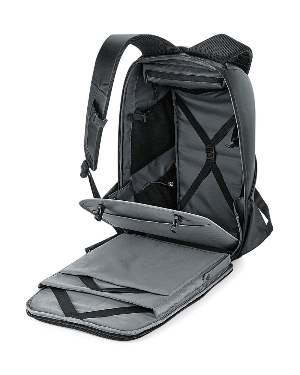 QUADRA Project Charge Security Backpack XL Taschen personalisierbar