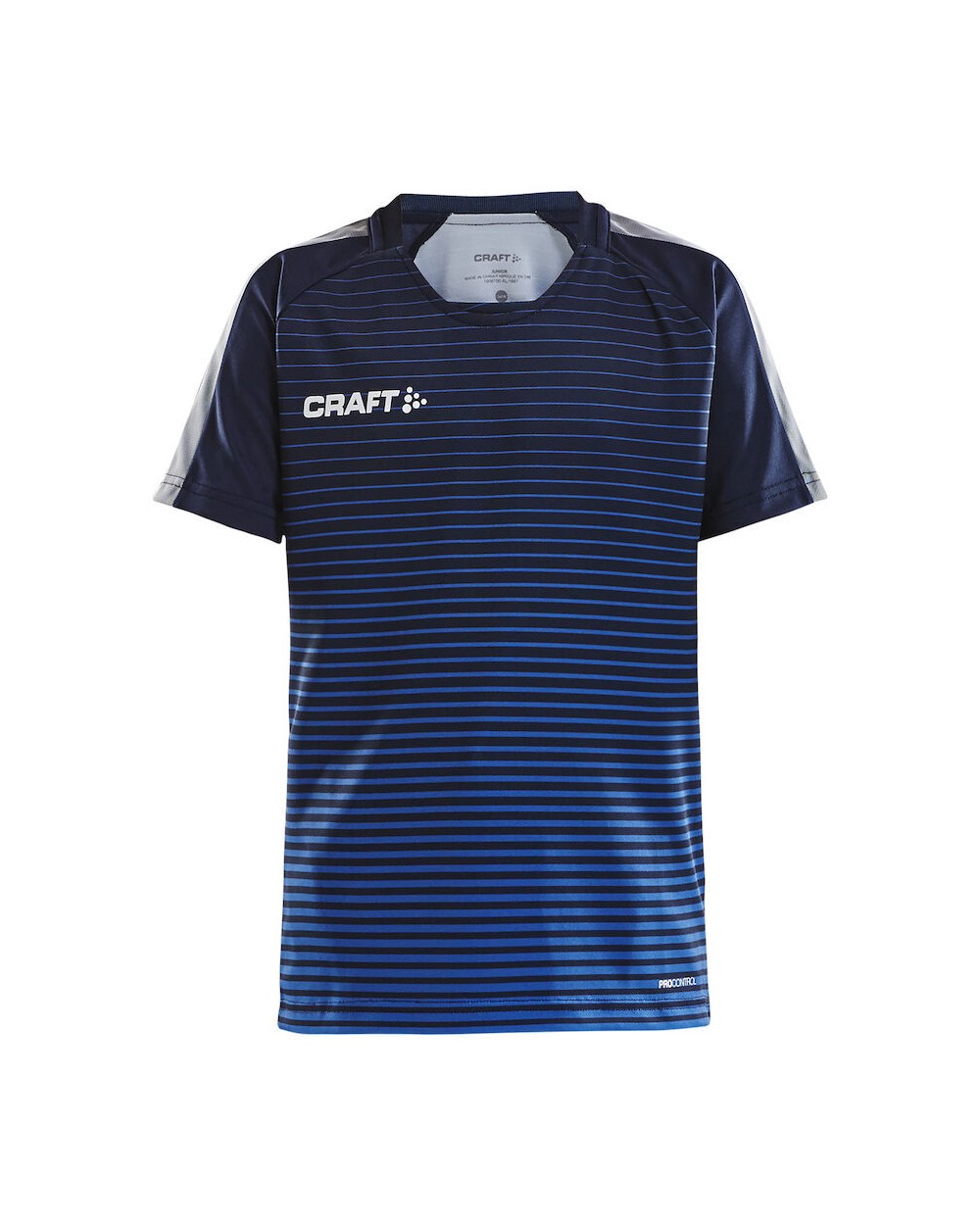 T-shirts CRAFT Pro Control Stripe Jersey Jr voor bedrukking &amp; borduring