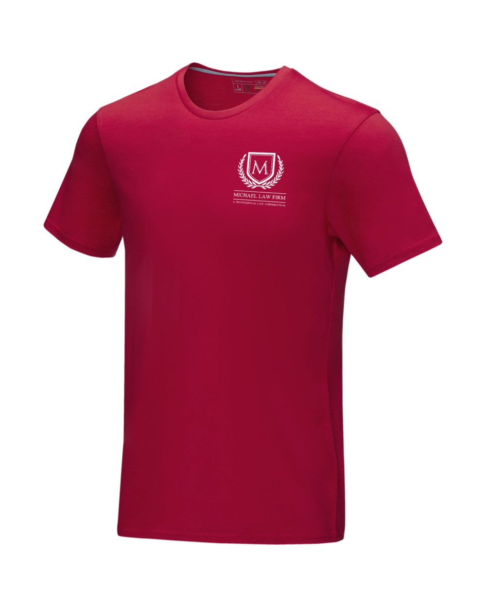 T-Shirts personnalisable ELEVATE T-shirt Azurite bio manches courtes homme