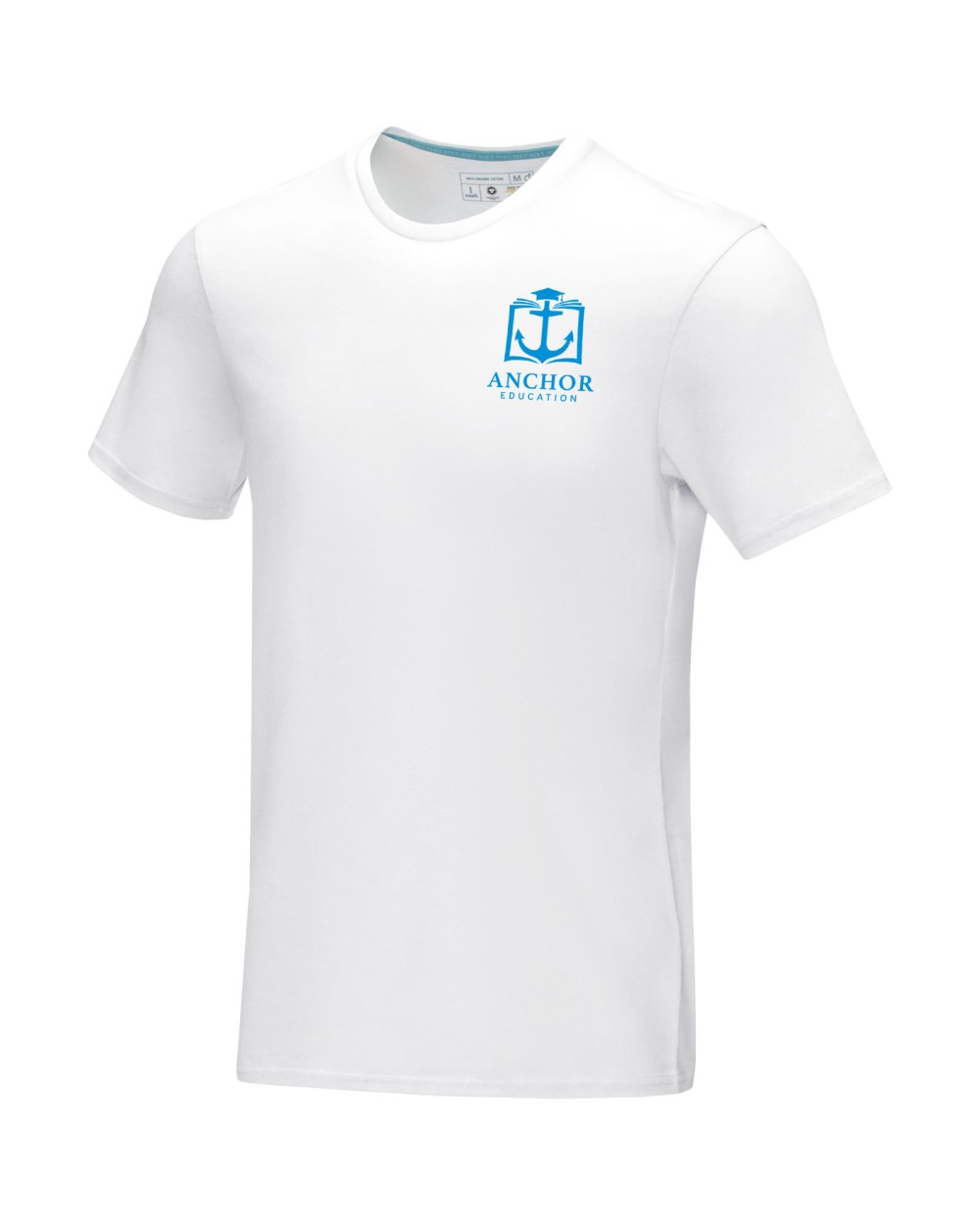 T-Shirts personnalisable ELEVATE T-shirt Azurite bio manches courtes homme
