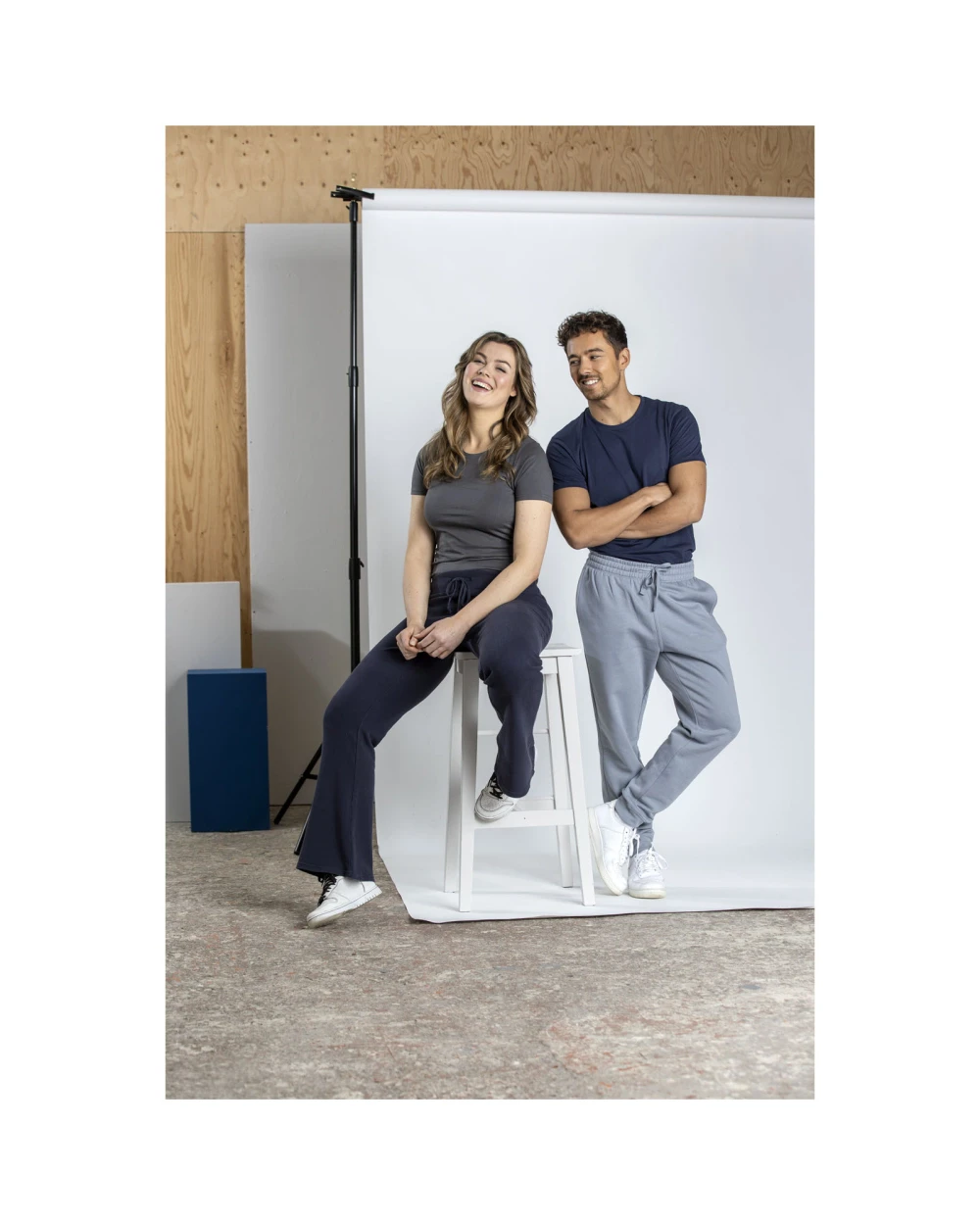 T-shirts ELEVATE Azurite heren T-shirt met korte mouwen biologisch textiel voor bedrukking &amp; borduring