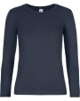 B&C Damen-Langarmshirt #E190 T-Shirts personalisierbar