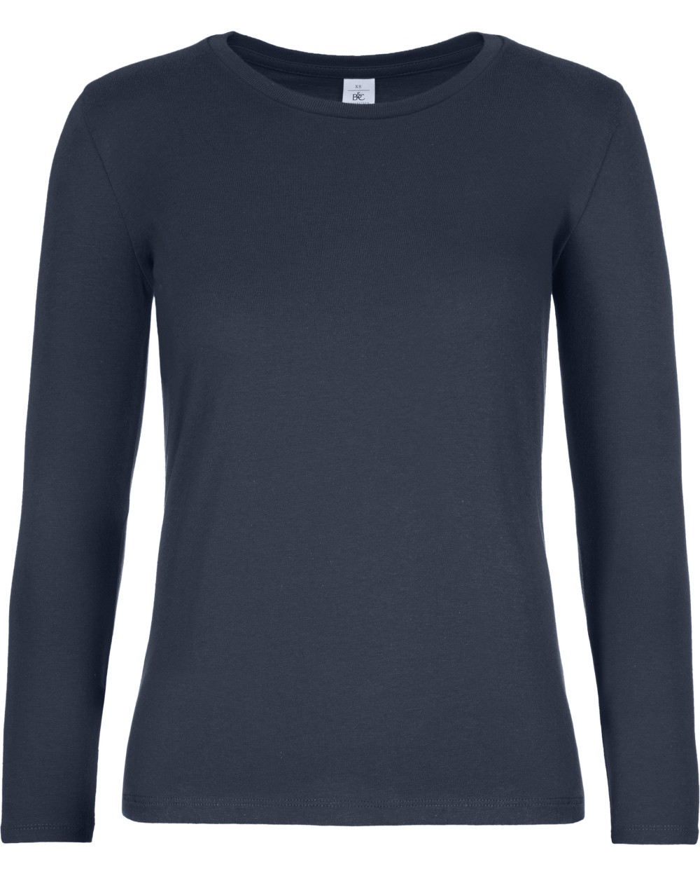 B&C Damen-Langarmshirt #E190 T-Shirts personalisierbar