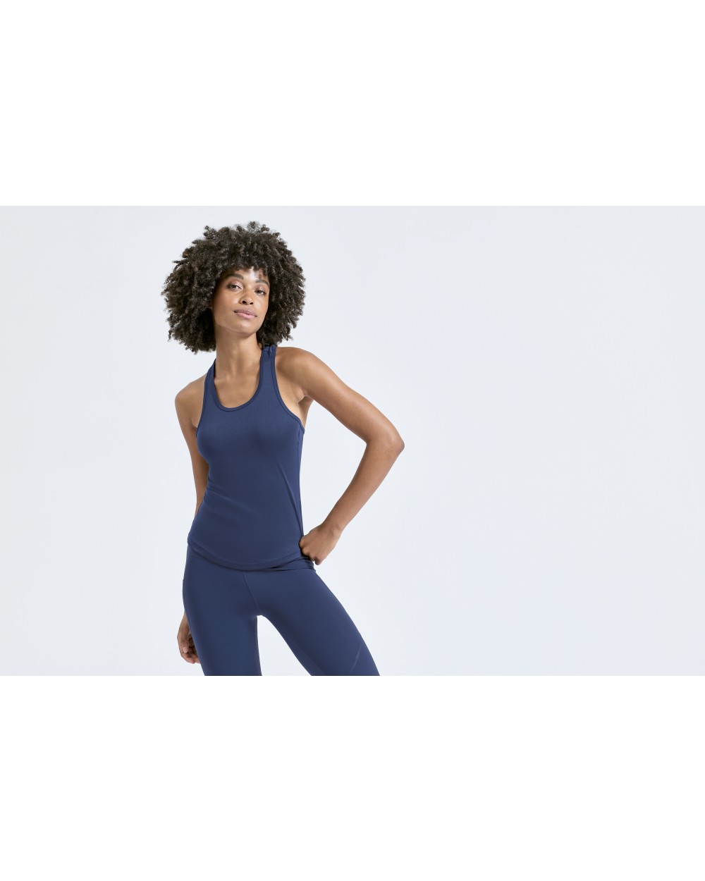 TRIDRI Women´s Performance Strap Back Vest T-Shirts personalisierbar