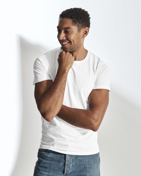 COTTOVER Stretch R-neck Man T-Shirts personalisierbar