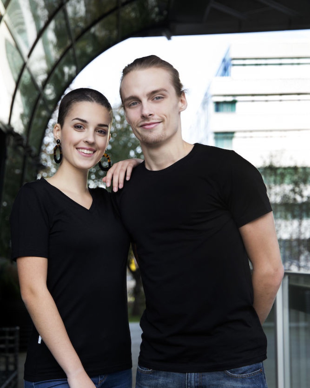 T-shirts COTTOVER STRETCH R-NECK MAN - GOTS GECERTIFICEERD voor bedrukking &amp; borduring