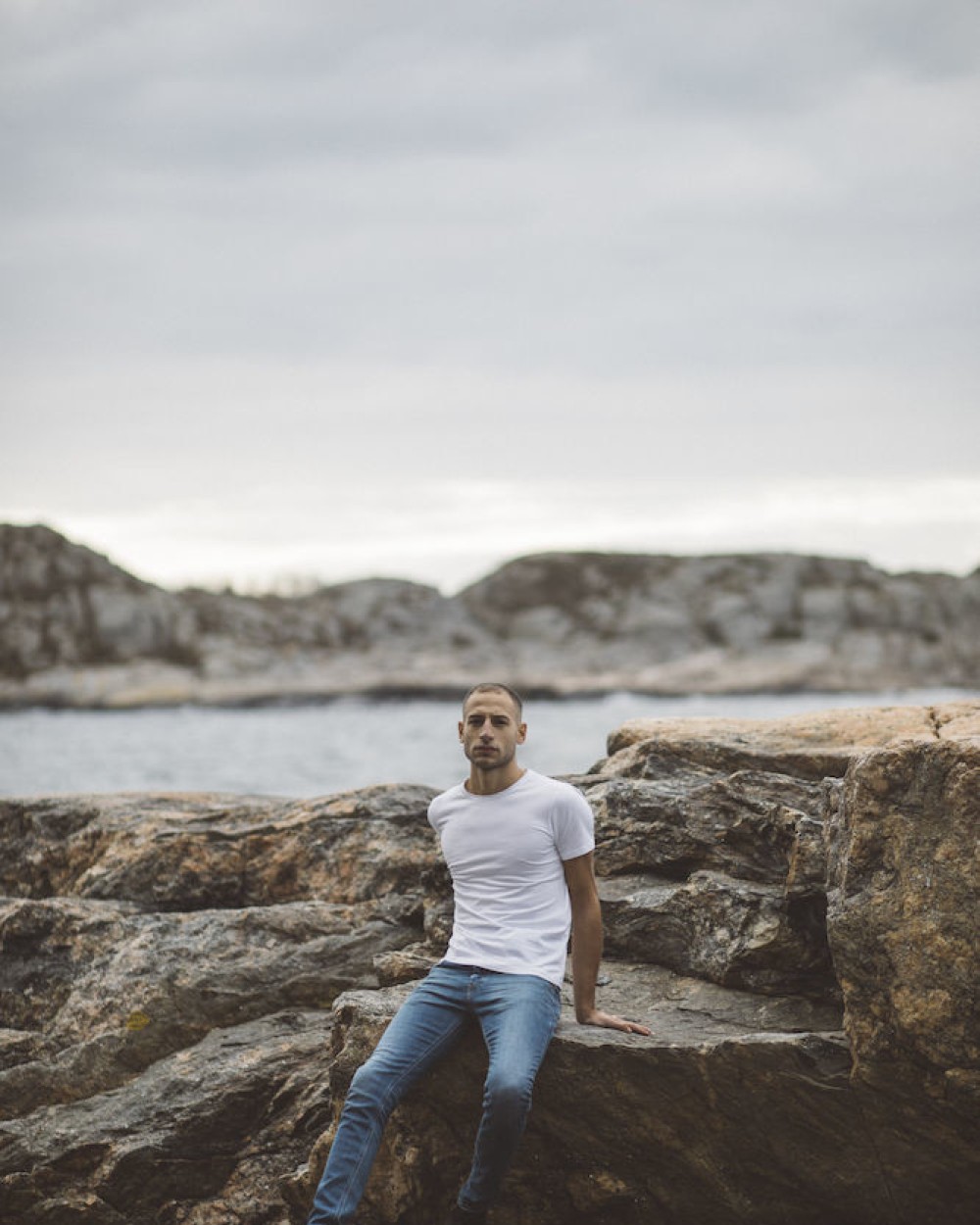 T-shirts COTTOVER STRETCH R-NECK MAN - GOTS GECERTIFICEERD voor bedrukking &amp; borduring