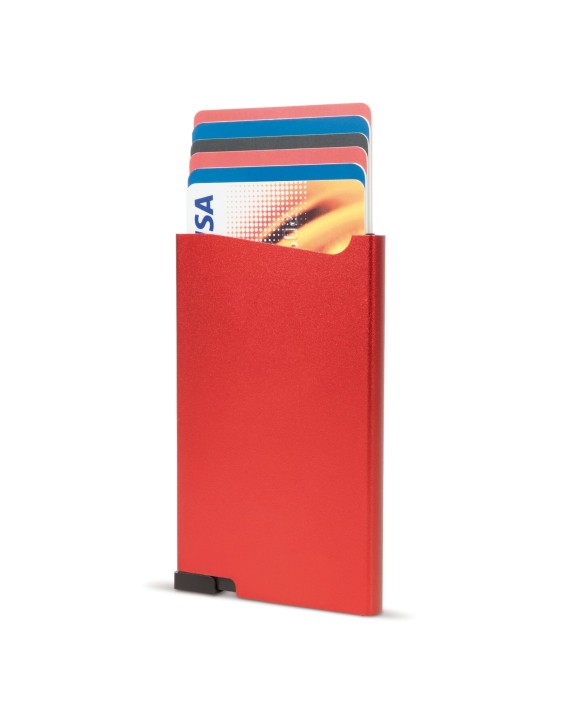 4DO Aluminium Kartenhalter Taschen personalisierbar