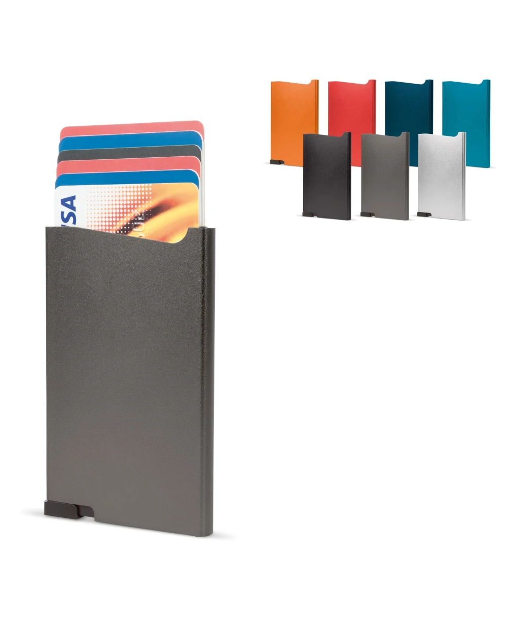 Tassen & Zakken 4DO RFID aluminium bankpashouder voor bedrukking &amp; borduring
