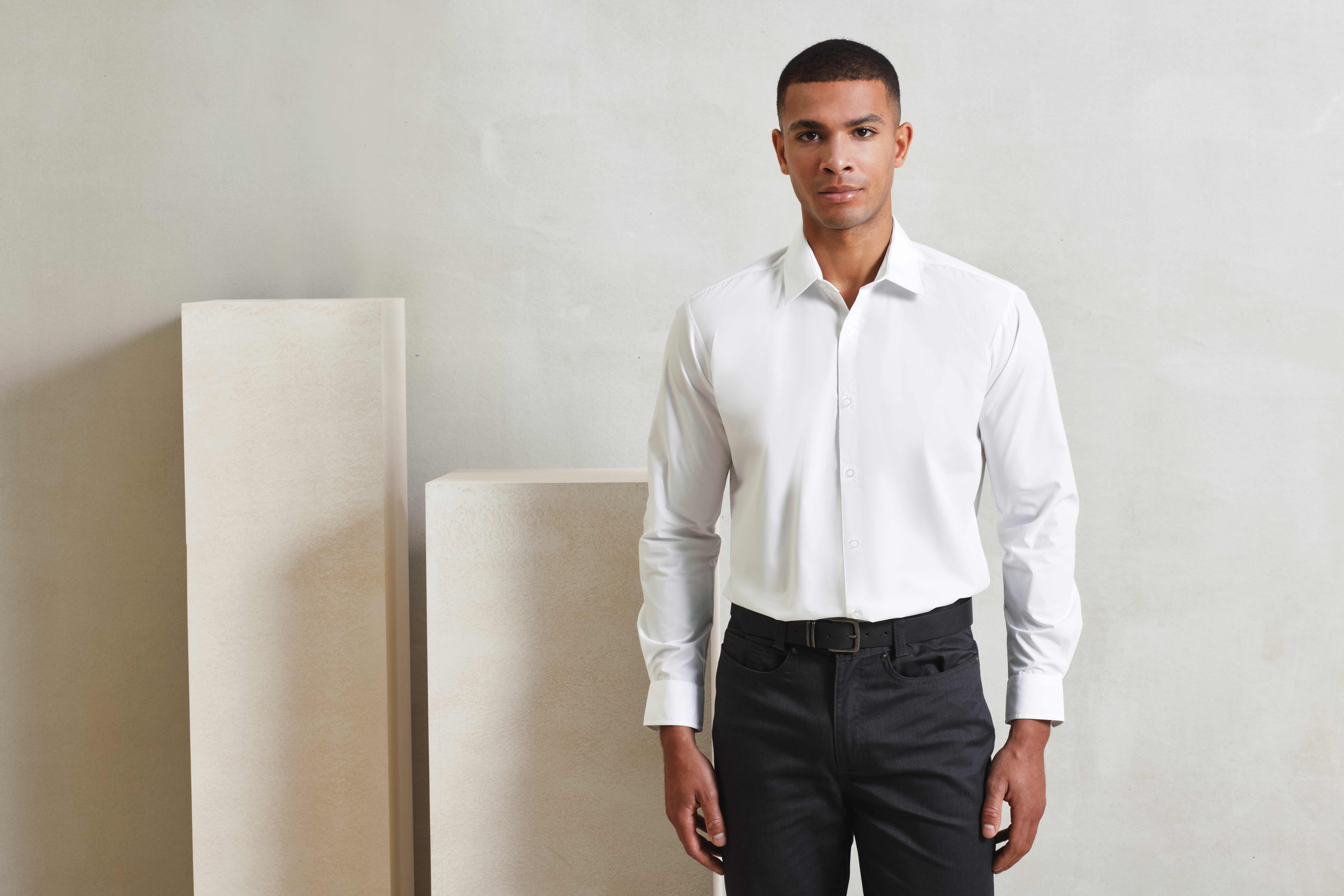 Chemises personnalisable PREMIER Chemise à manches longues en popeline Supreme Homme