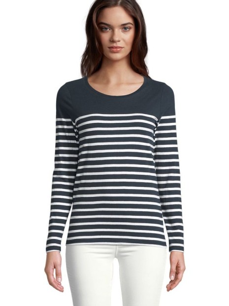 T-Shirts à personnaliser SOL'S Matelot Lsl Women /api/colors/9da8c523-94e5-445e-94b4-090b14a5d848
