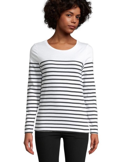 T-Shirts à personnaliser SOL'S Matelot Lsl Women /api/colors/7106f99d-2e20-4f66-8e9f-e598d6240563