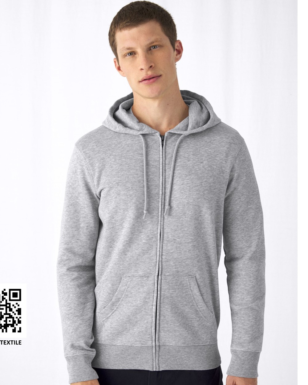 Sweat-shirts personnalisable B&C INSPIRE ZIPPED HOOD